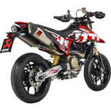 Akrapovic Slip-On Line Muffler - S-D6SO2-HAPLT Ducati Hypermotard 698 Mono 2024-2025