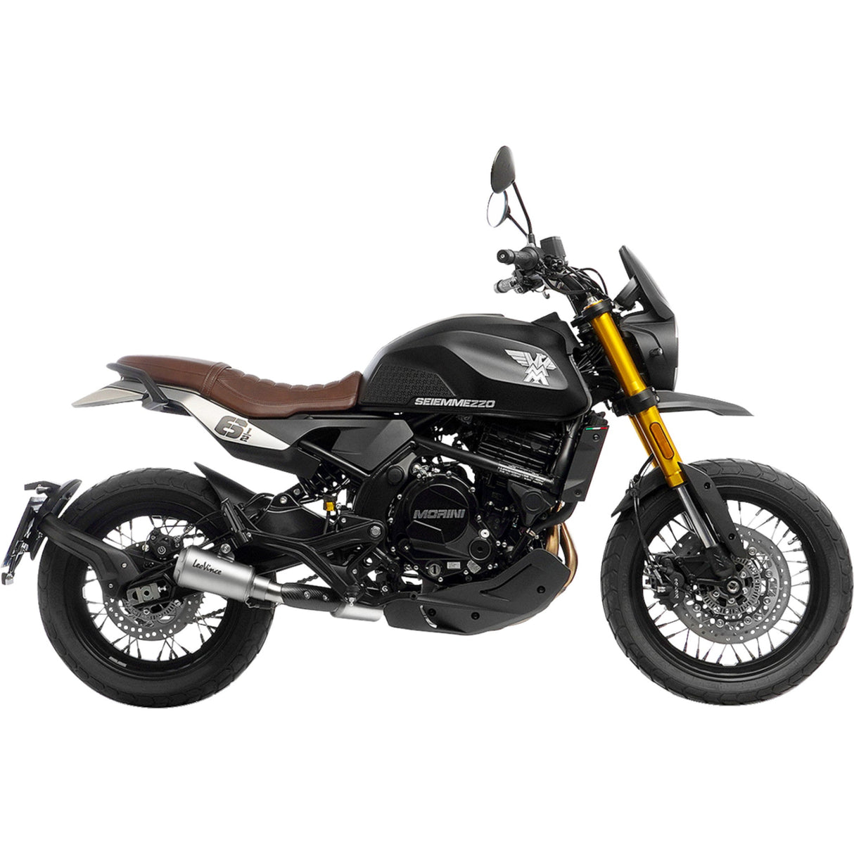 Leovince LV-10 Muffler - 15267U Moto Morini Seiemmezzo 2023-2024
