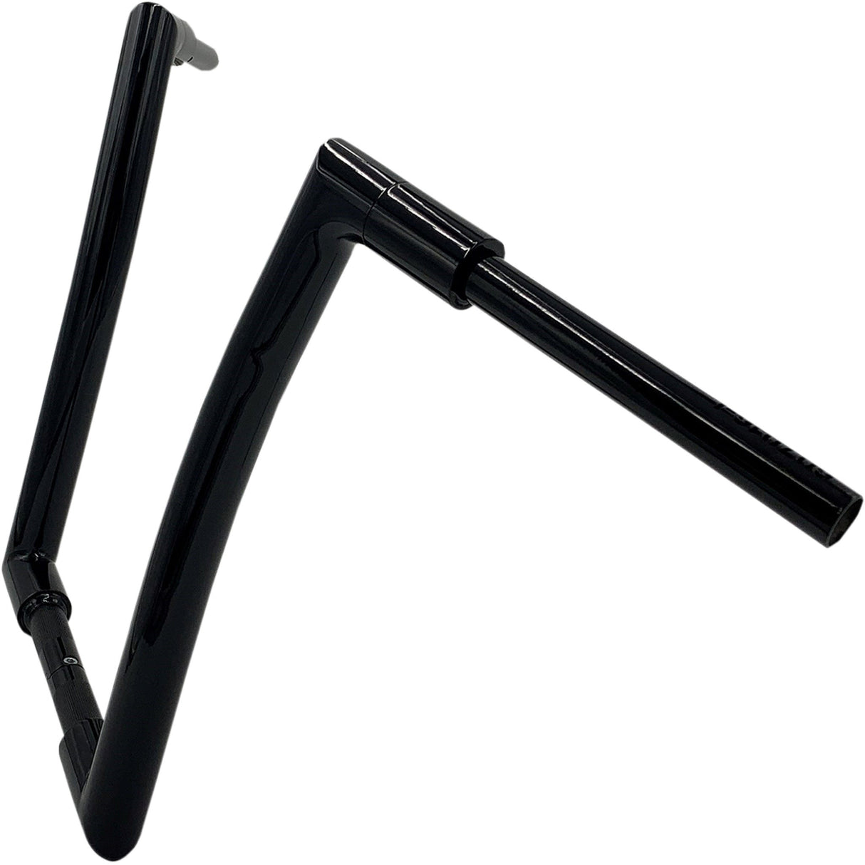 FAT Baggers INC. 1-1/2" EZ Install Flat Top Handlebar 16" Black - 607016-B For Harley Touring 2008-2016