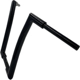 FAT Baggers INC. 1-1/2" EZ Install Flat Top Handlebar 16" Black - 607016-B For Harley Touring 2008-2016
