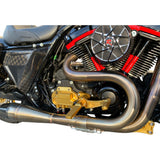 Hawg Halters Mid Controls Gold Knurled Pegs - MCK-FH16GS-FK For Harley Touring 2015-2020