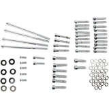 Gardner-Westcott Side Cover Bolt Kit Socket-Head Chrome - P-10-14-01 For Harley Touring 2007-2016