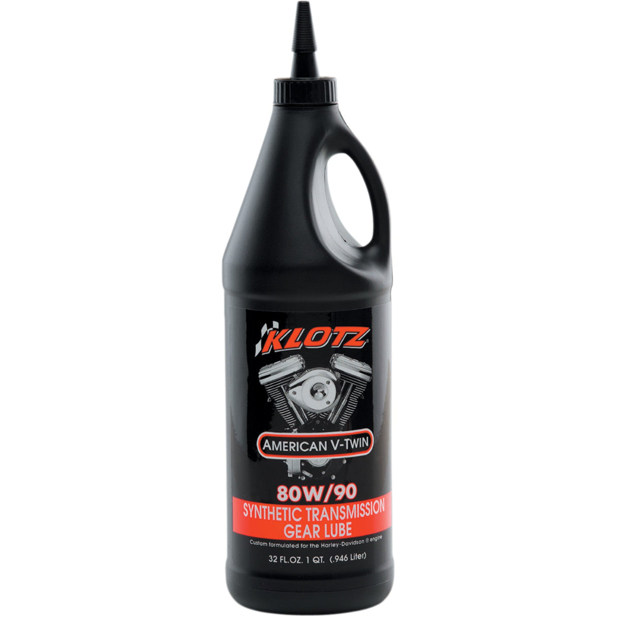 KLOTZ OIL KH-GL90 KH-GL90 American V-Twin Synthetic Transmission Gear Lube Big Twin Synthetic Transmission Lube - 80W-90 - 1 U.S. quart