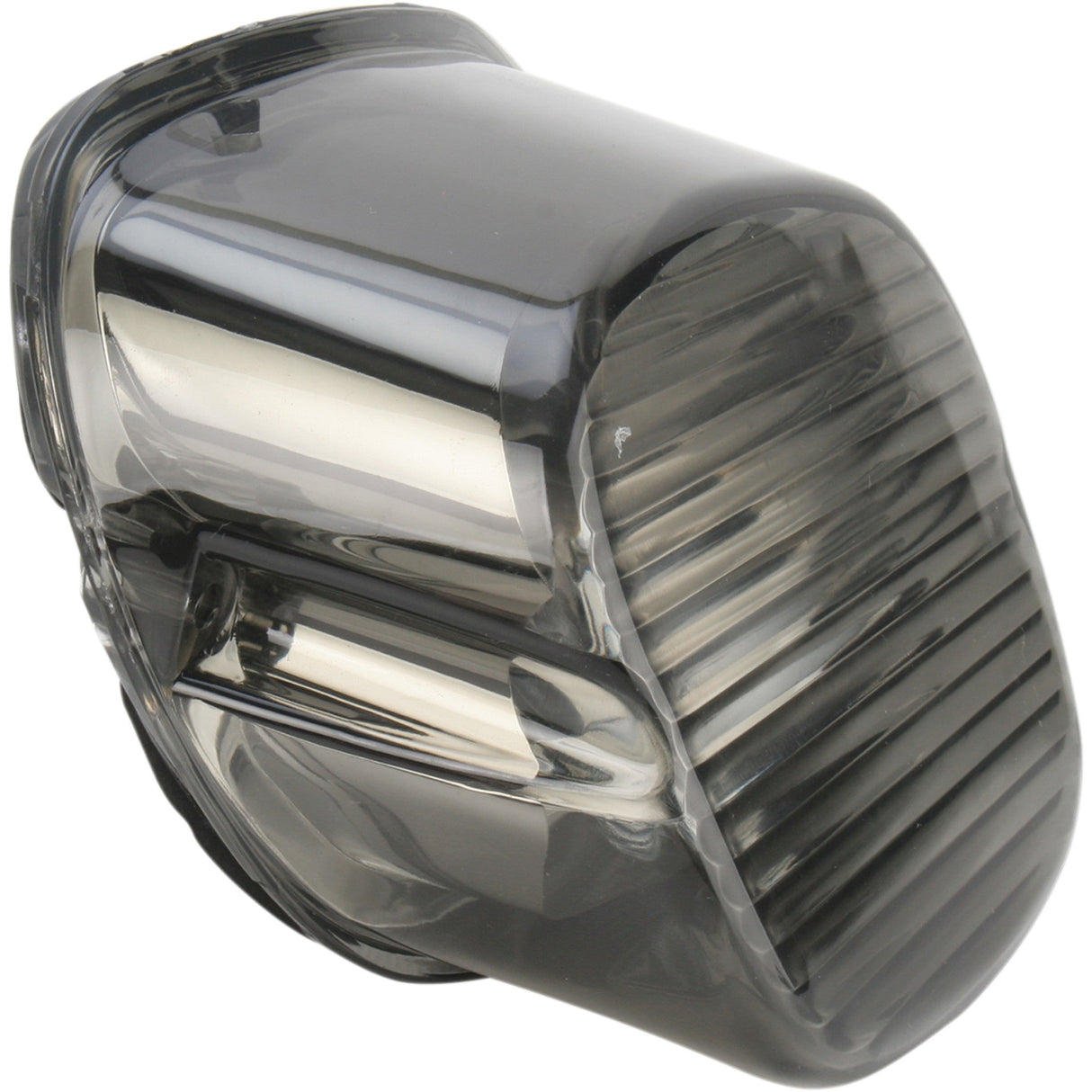 Drag Specialties Laydown Taillight Lens With No Tag Window Smoke For Harley Motorcycles 2003-2024