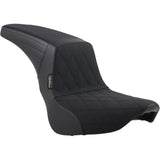 LePera Kickflip Seat — Diamond With Gripp Tape Black - LYR-590DMGP For Harley Softail 2018-2023