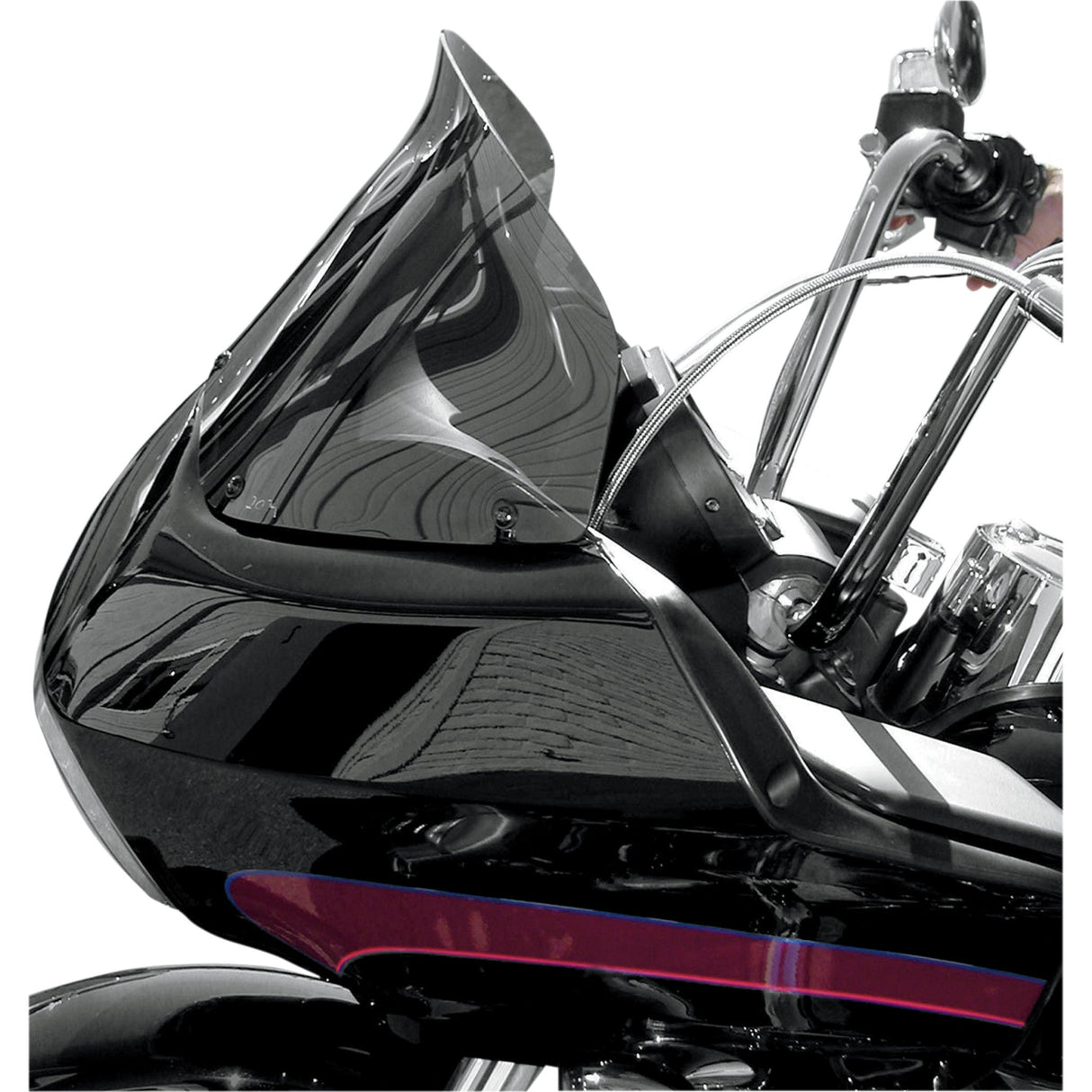 WIND VEST 2310-0298 62-1040 Replacement Acrylic Windscreen - Windshield - Dark Smoke - 10" - FLTR
