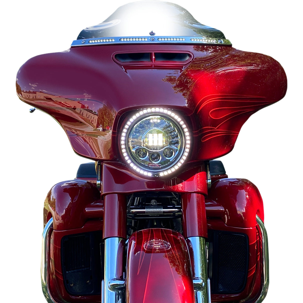 CUSTOM DYNAMICS 2001-2318 PB-7TR-SEQ-3C ProBEAM® Turn Signal Ring Trim - Sequential Trim Ring - Chrome