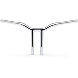 LA CHOPPERS 0601-4930 LA-7337-12 Kage Fighter Welded Straight-Riser Handlebar - One Piece - 12" - Chrome