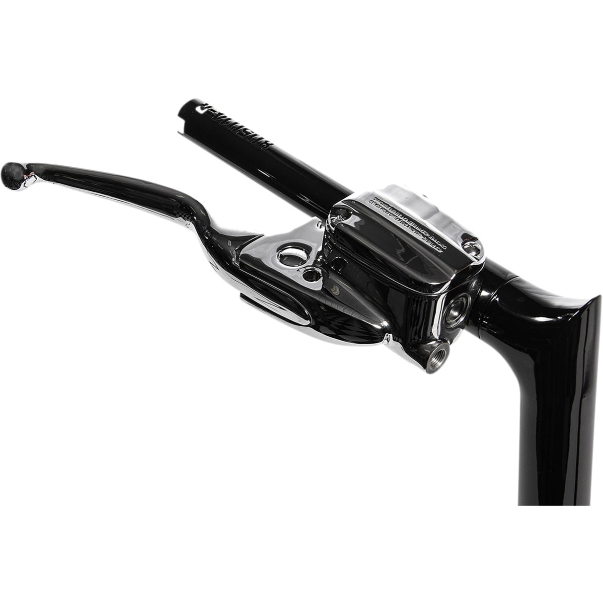 FAT Baggers INC. 1-1/2" EZ Install Pointed Top Handlebar 14" Black - 805014-B For Harley Touring 2006-2020