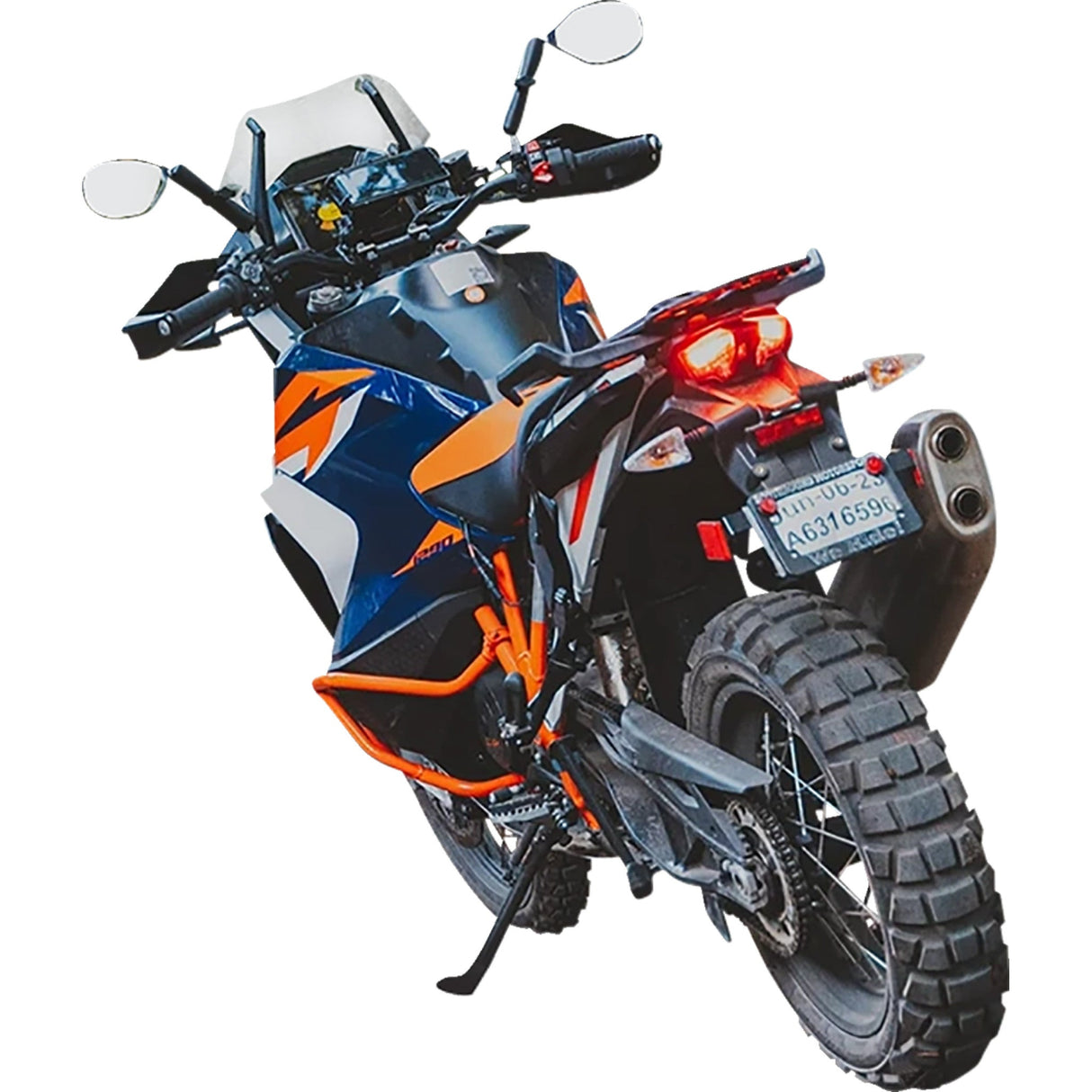 RAM MOUNTS 0640-1726 RAP-465RU Tough-Mirror™ Right Mirror without Ball Tough-Mirror™ - Side View - Oval - Black - Right