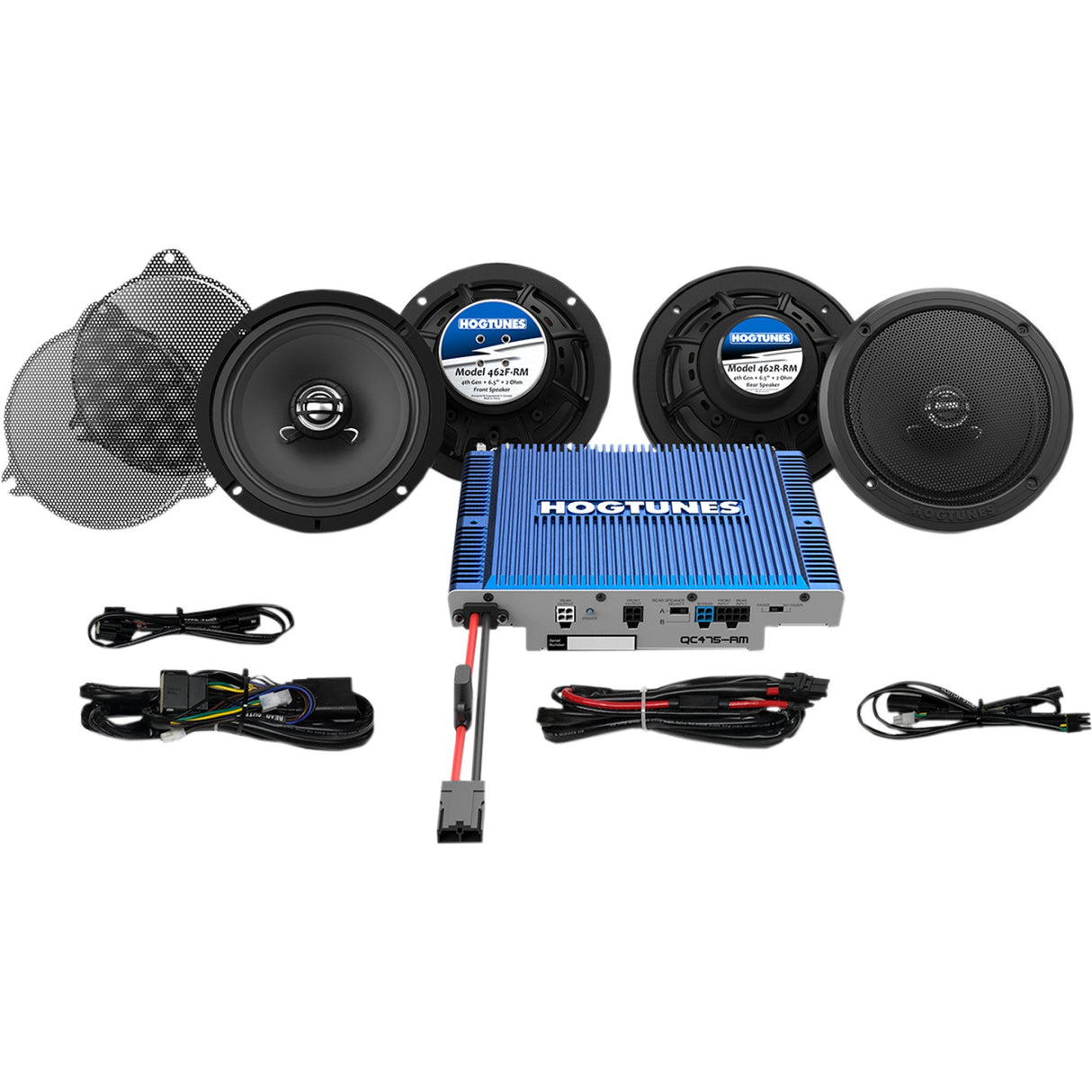 Hogtunes Speaker And Amplifier Kit - QC ULTRA 4-RM For Harley Touring 2014-2024