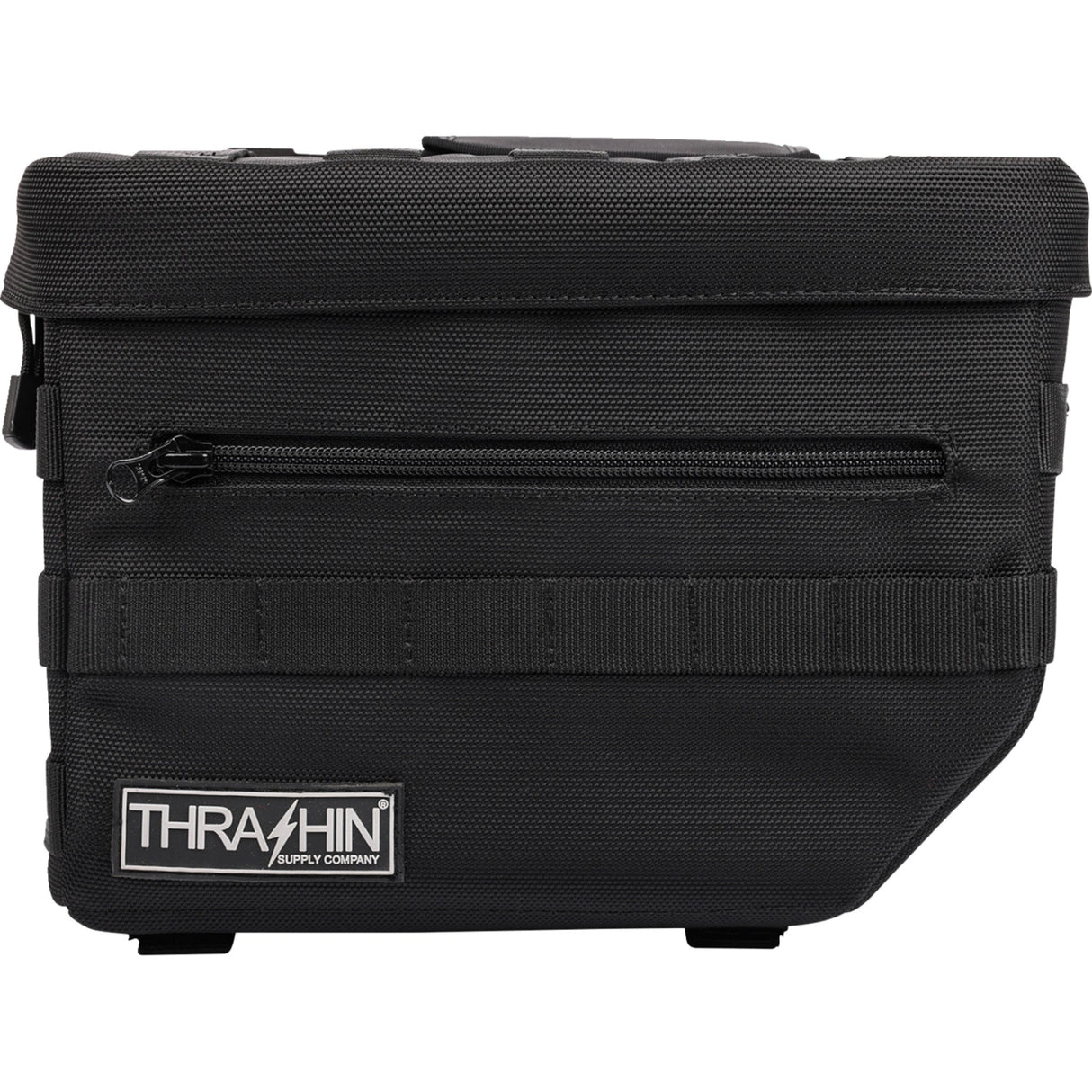 Thrashin Supply CO. Essential Saddlebags Black - TSB-0006 For Harley Motorcycles 1982-2023