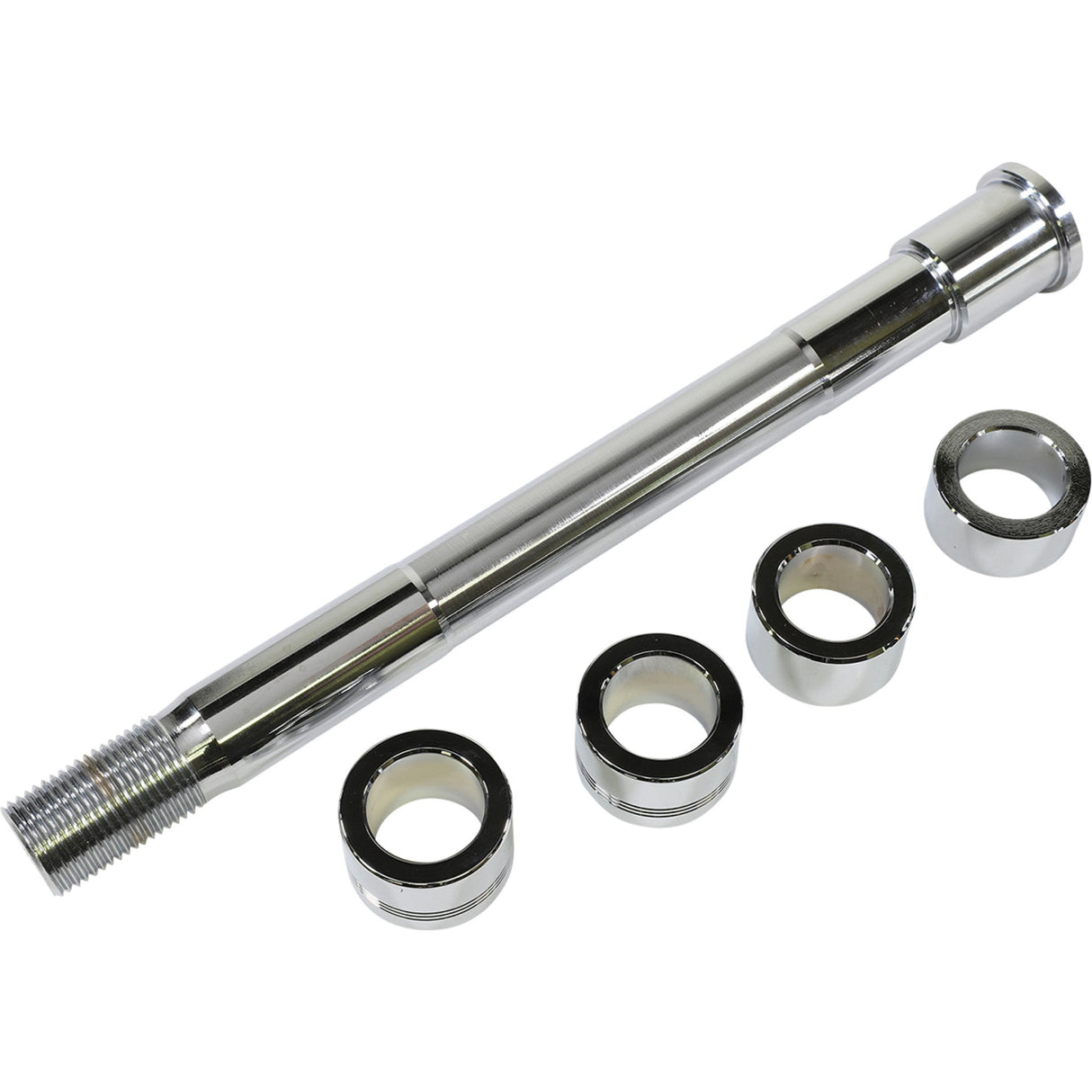 DRAG SPECIALTIES 0214-1979 Front Axle Kit Axle Kit - Front - Chrome
