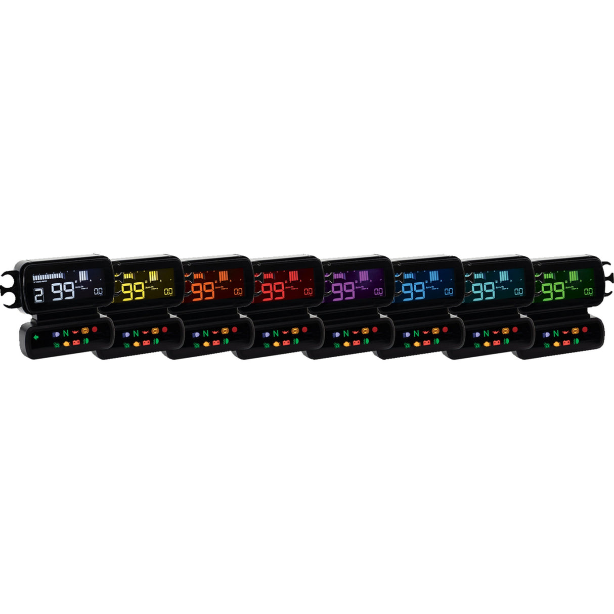 Koso North America D2 Gauge - BA080010 For Harley Motorcycles 2004-2013