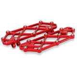 Arlen Ness Diamond Floorboards Driver Red - 410-057 For Harley Motorcycles 1982-2026