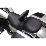 Mustang Wide Tripper™ Seat Backrest Receiver Black Stitch - 89402 For Harley Touring 2023-2026