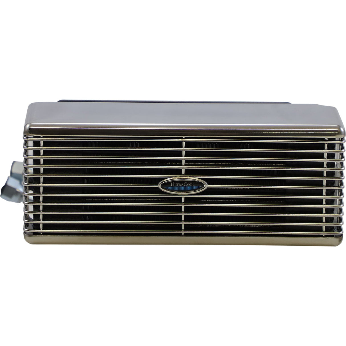 ULTRACOOL 0713-0149 RF-2SS 3.0 Below Regulator Mount Oil Cooler with Fan Kit Oil Cooler Kit - Chrome - Touring