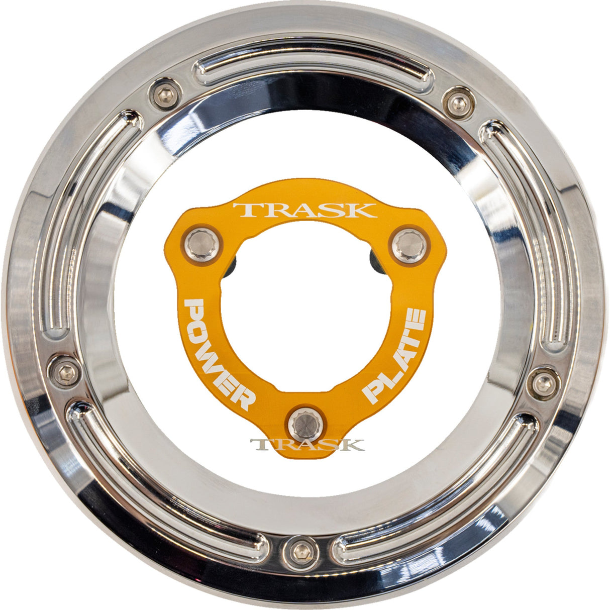 Trask Derby Cover And Power Plate Kit Chrome Gold Kit - TM-0051-CH-GD For Harley Touring 2017-2026