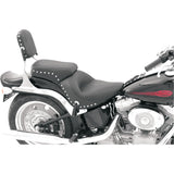 Mustang Studded 2-Up Seat - 76401 For Harley Softail 2006-2017