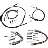 Burly Brand Complete Cable Kit - B30-1148 For Harley Dyna 2007-2011