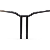 LA CHOPPERS 0601-4935 LA-7337-16B Kage Fighter Welded Straight-Riser Handlebar - One Piece - 16" - Black