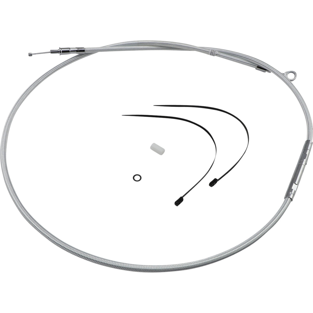 Magnum Shielding High-Efficiency Braided Sterling Chromite II® Clutch Cable 64-7/16" - 3216HE For Harley Motorcycles 1987-2006