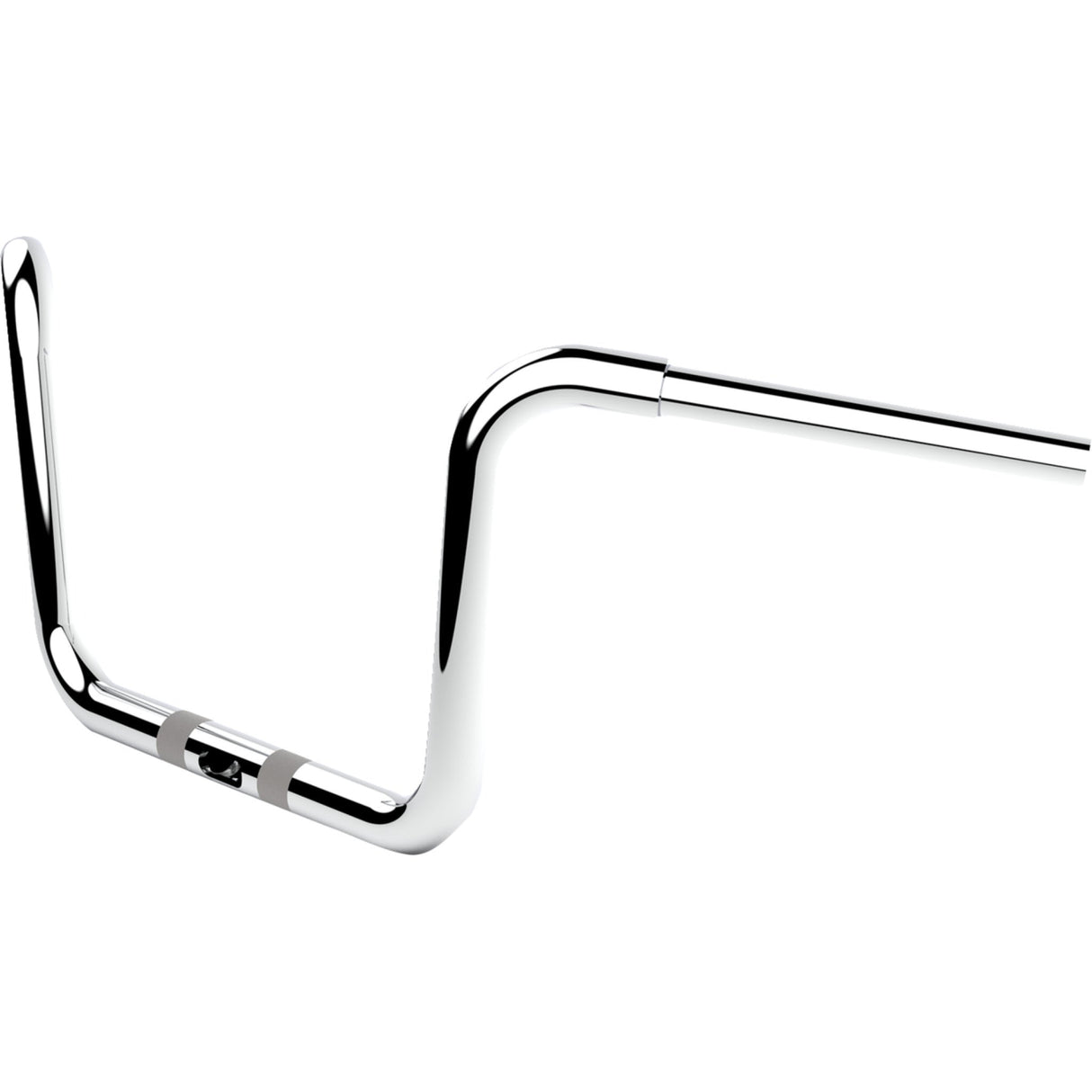 LA Choppers Twin Round Handlebar 10" Chrome - LA-7324-10C For Harley Road Glide 2015-2023