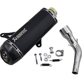 AKRAPOVIC 1811-3941 S-VE3SO9-HRSSBL Stainless Steel Slip-On Line Scooter Muffler Muffler - Black - Stainless Steel - GTS/GTV
