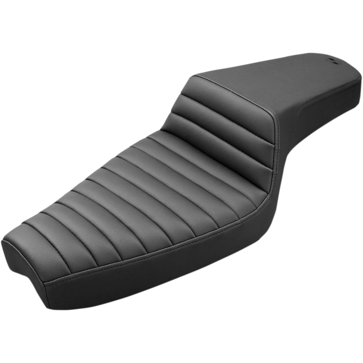 Saddlemen Step-Up Seat — Front Tuck-N-Roll Black - 879-03-171 For Harley Sportster 1996-2003 (3.3G Tank)