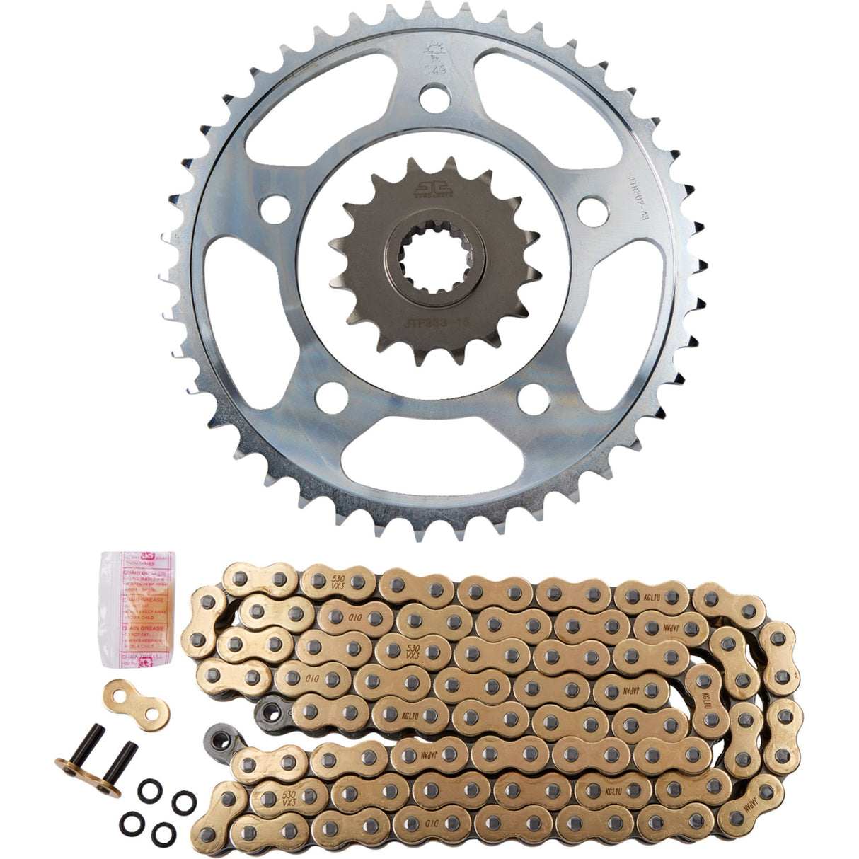 D.I.D Chain And Sprocket Kit - DKH-012G Honda CB900F 919 2002-2007