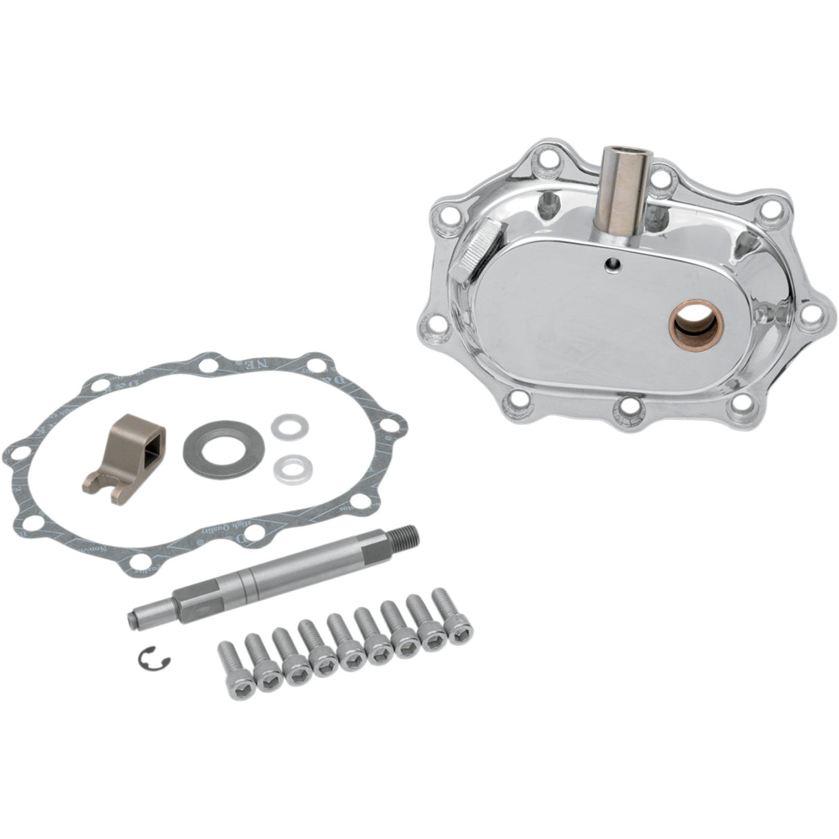 Drag Specialties Heavy-Duty Kicker Cover Kit Chrome For Harley Motorcycles 1936-1985