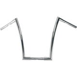 Todd's Cycle 1-1/4" Strip Handlebar 17" Rise Chrome For Harley Motorcycles 1986-2022