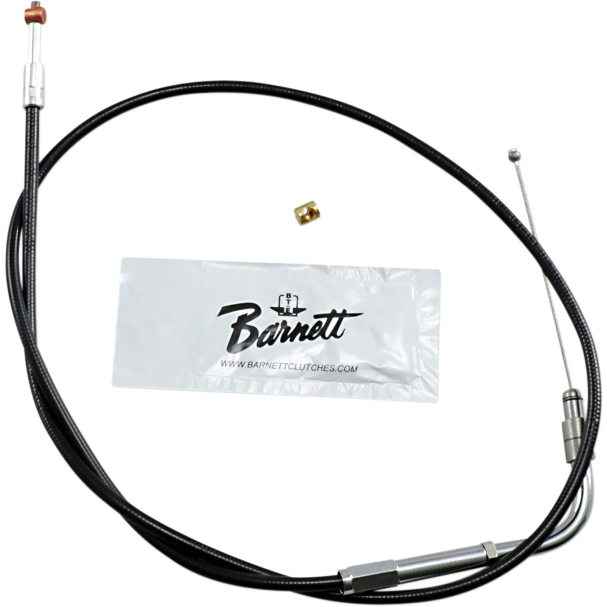 Barnett Black Vinyl Throttle Idle Cable 30" Length - 101-30-30019 For Harley Sportster 2002-2017