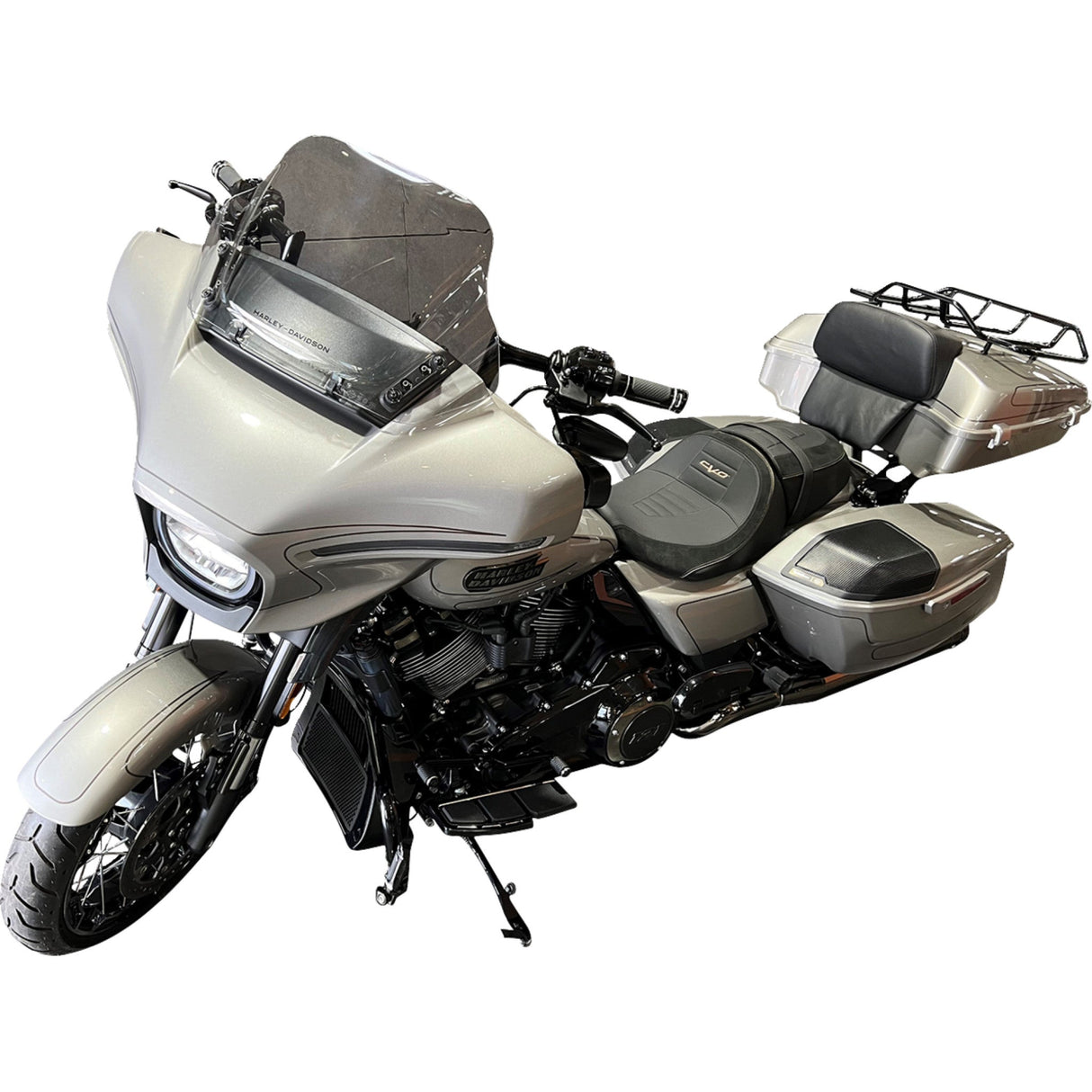 FAT Baggers INC. 1-1/4" EZ Install Pointed Top Handlebar 12" Black - 945012-B For Harley Street Glide 2023-2026