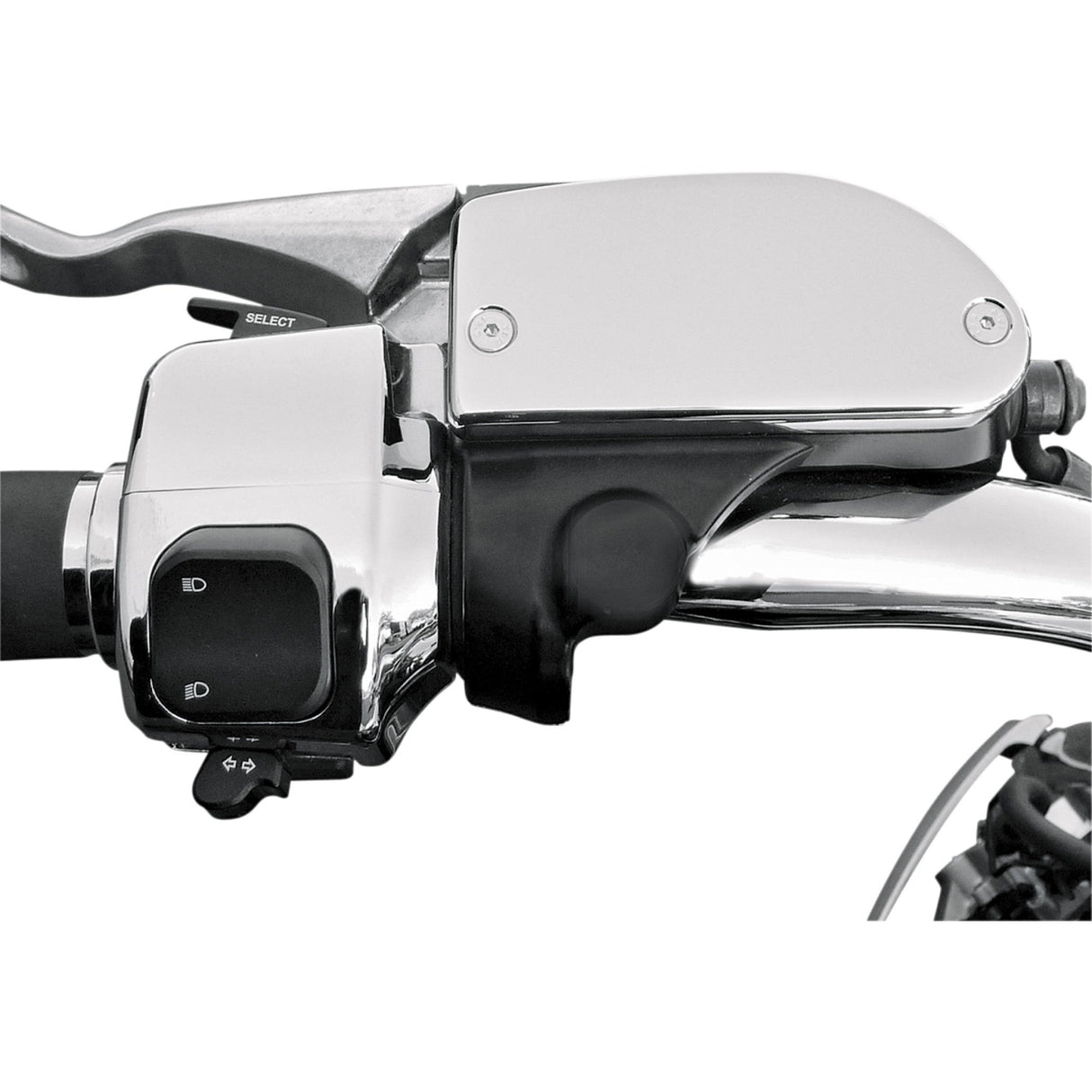 BARON 0610-0302 BA-7629-00 Master Cylinder Covers Master Cylinder Cover - Smooth - Yamaha - Chrome