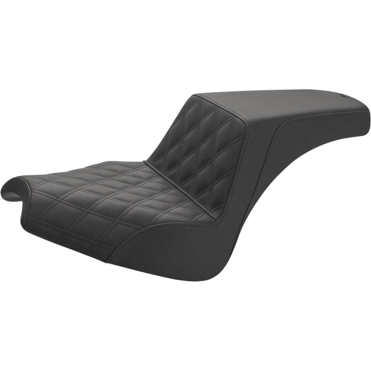 Saddlemen Step-Up Seat Front Lattice Stitch Rear Smooth Black Chief - I21-04-172 For Indian 2022-2025
