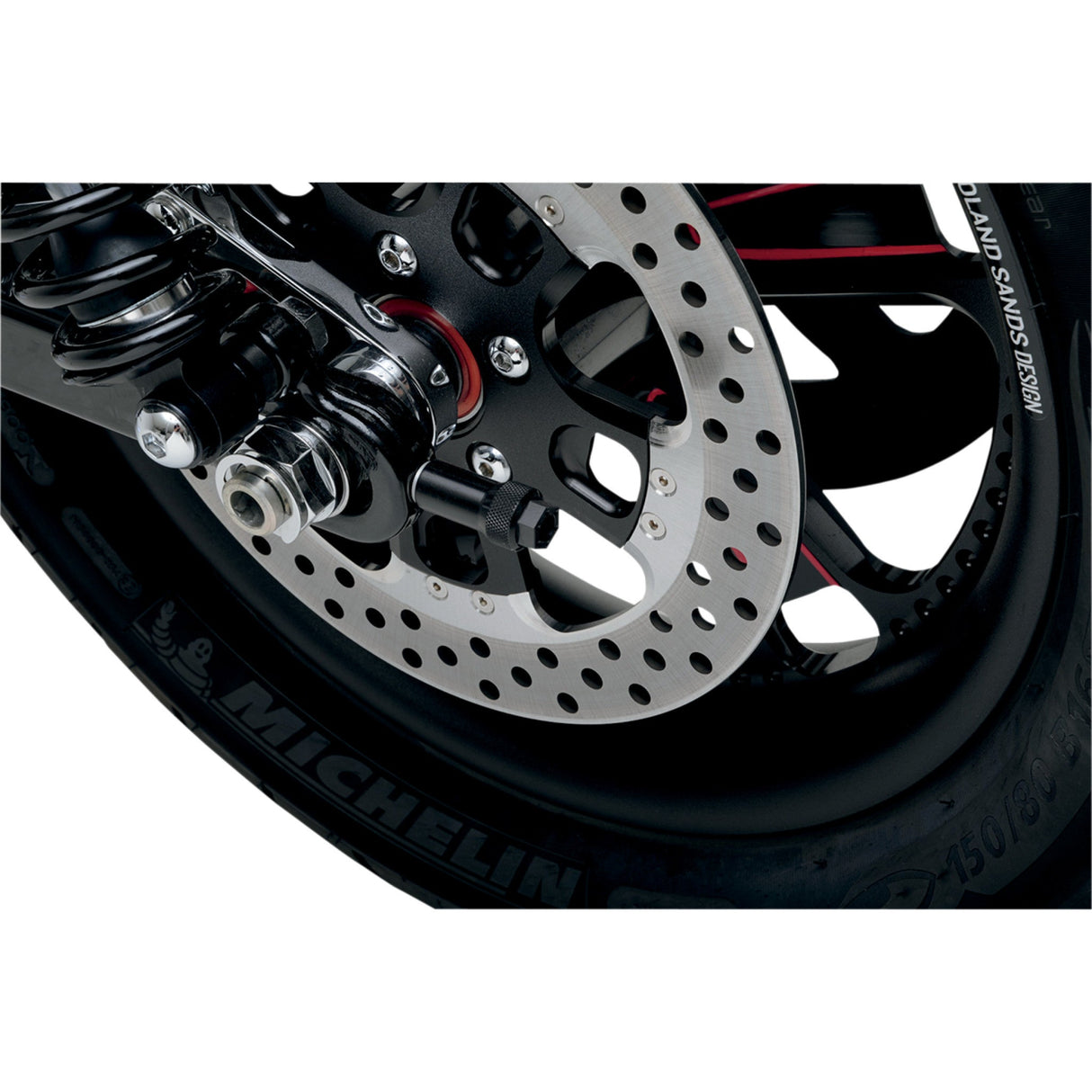 Joker Machine Axle Adjuster Black - 10-800B For Harley Sportster 2005-2022