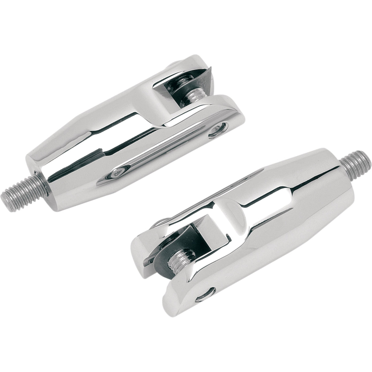 Accutronix Rear Foot Peg Mounts Chrome - FPMT501-C For Harley Touring 1993-2026