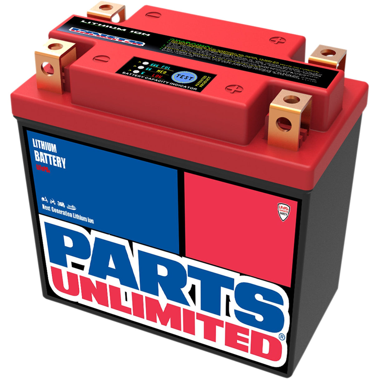 Parts Unlimited Lithium LiFePO4 Battery HJTX14AHQ-FP For Honda Motorcycles 1969-1996 | Suzuki Motorcycles 1979-2014 | Yamaha Motorcycles 1973-1990