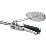 DRAG SPECIALTIES Stealth Mirror - Side View Oval Chrome