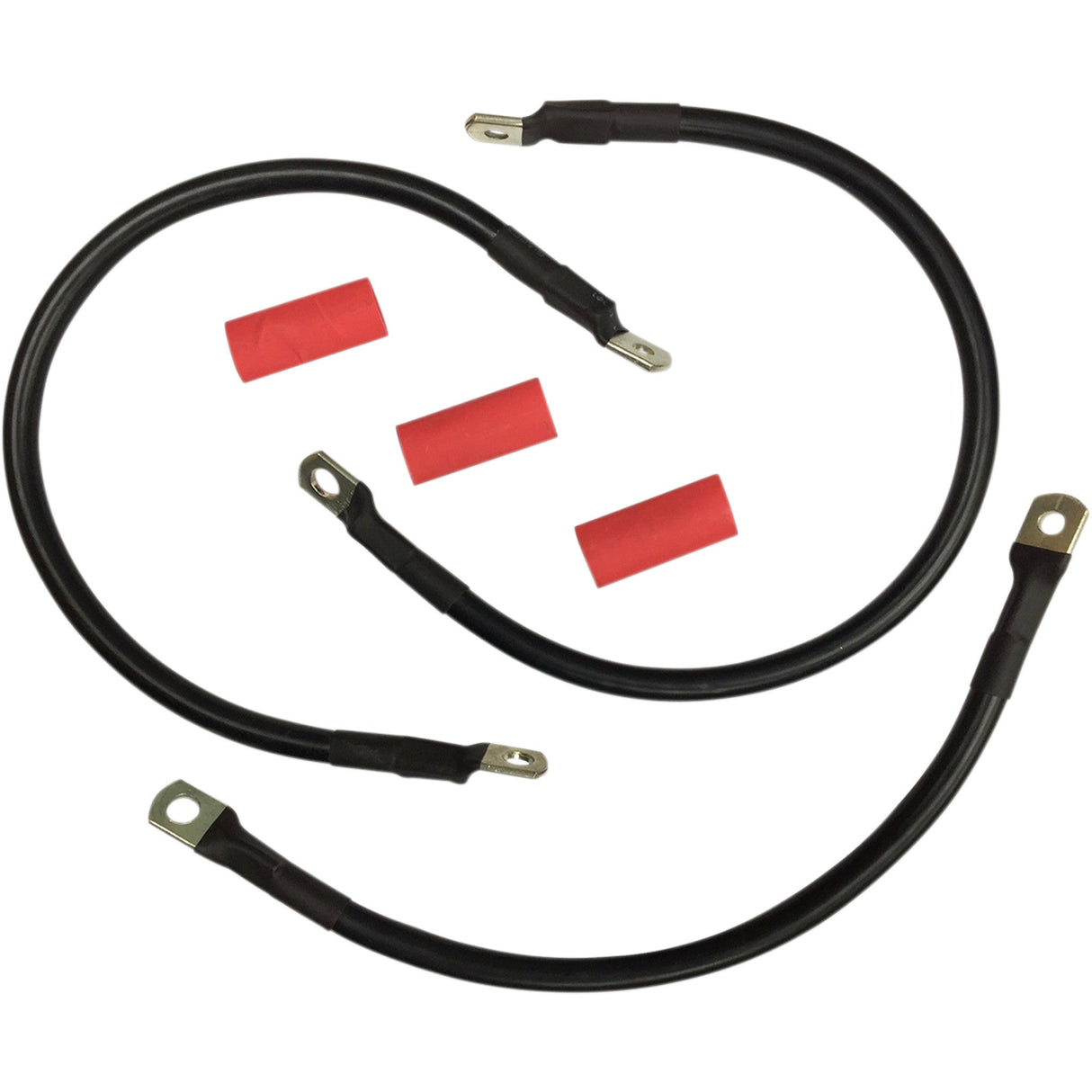 DRAG SPECIALTIES 2113-0668 Battery Cable Set black  - '82-'88 fxr