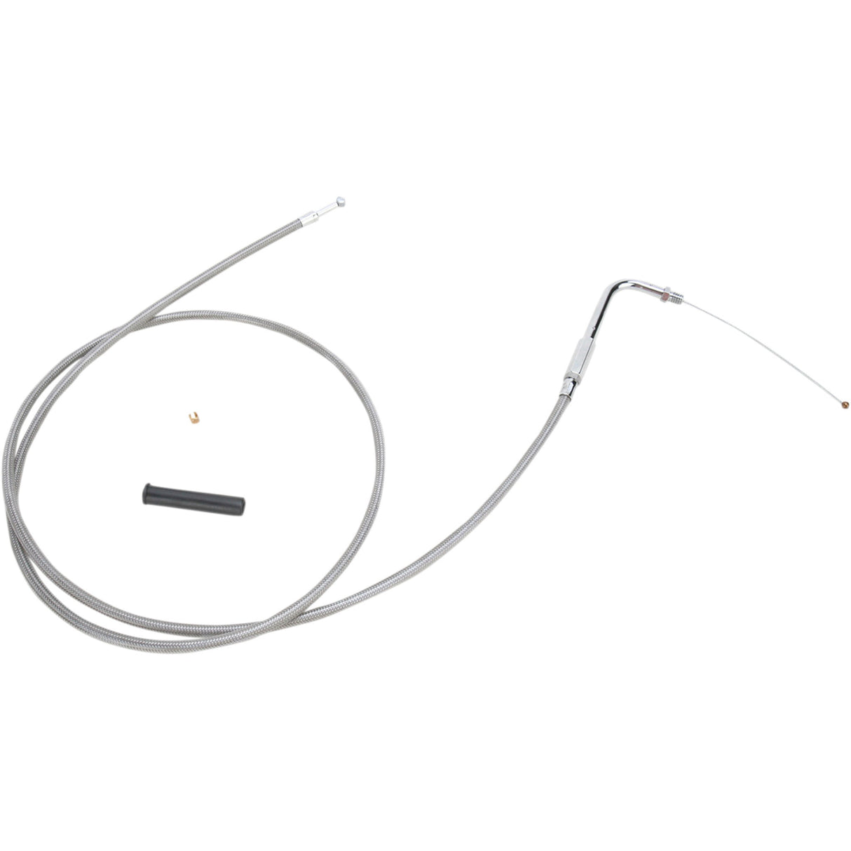 DRAG SPECIALTIES Stainless Braided Throttle Cable