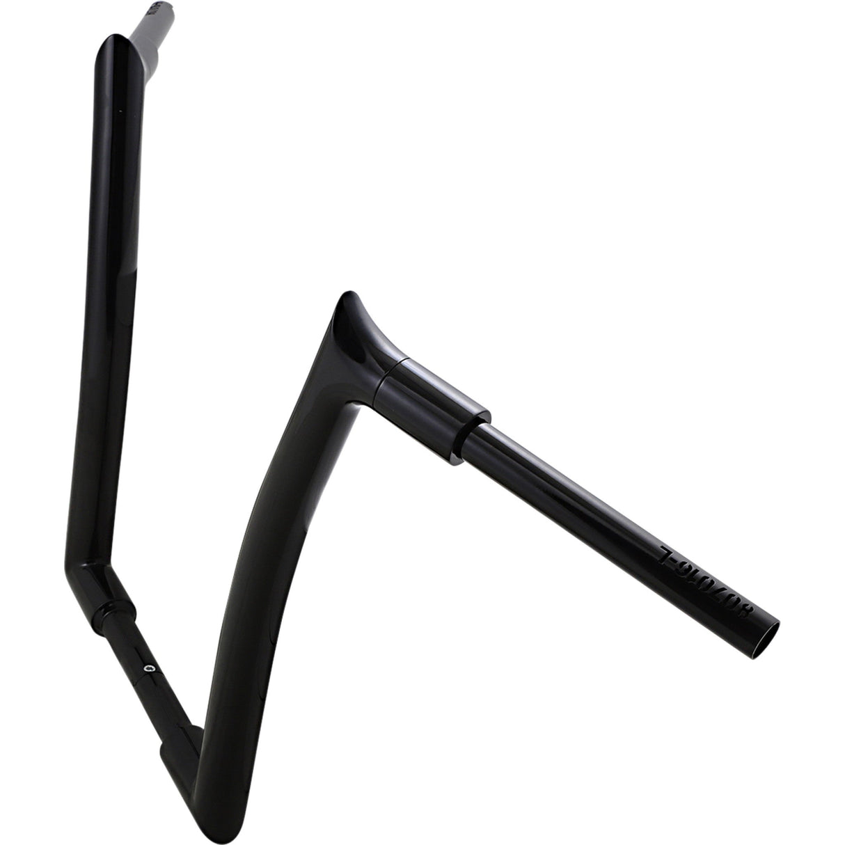 FAT Baggers INC. 1-1/2" EZ Install Pointed Top Handlebar 16" Black - 807016-B For Harley Touring 2008-2016