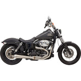 Bassani Xhaust Road Rage III 2-Into-1 Exhaust System - 1D1SS For Harley Dyna 1991-2017