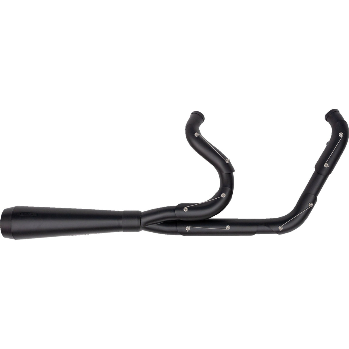 Trask Assault 2-Into-1 Exhaust System - TM-5021BKBK For Harley Dyna 1991-2005