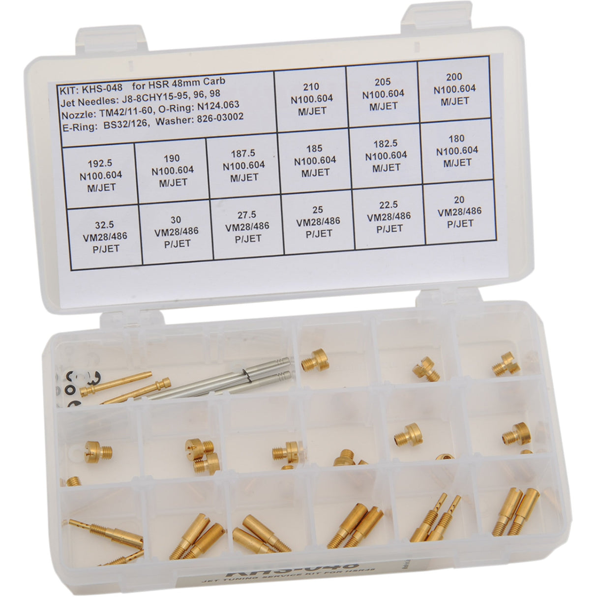 MIKUNI 1007-0322 KHS-048 Carburetor Jet Assortment Kit Carburetor Jet Kit - HSR 48