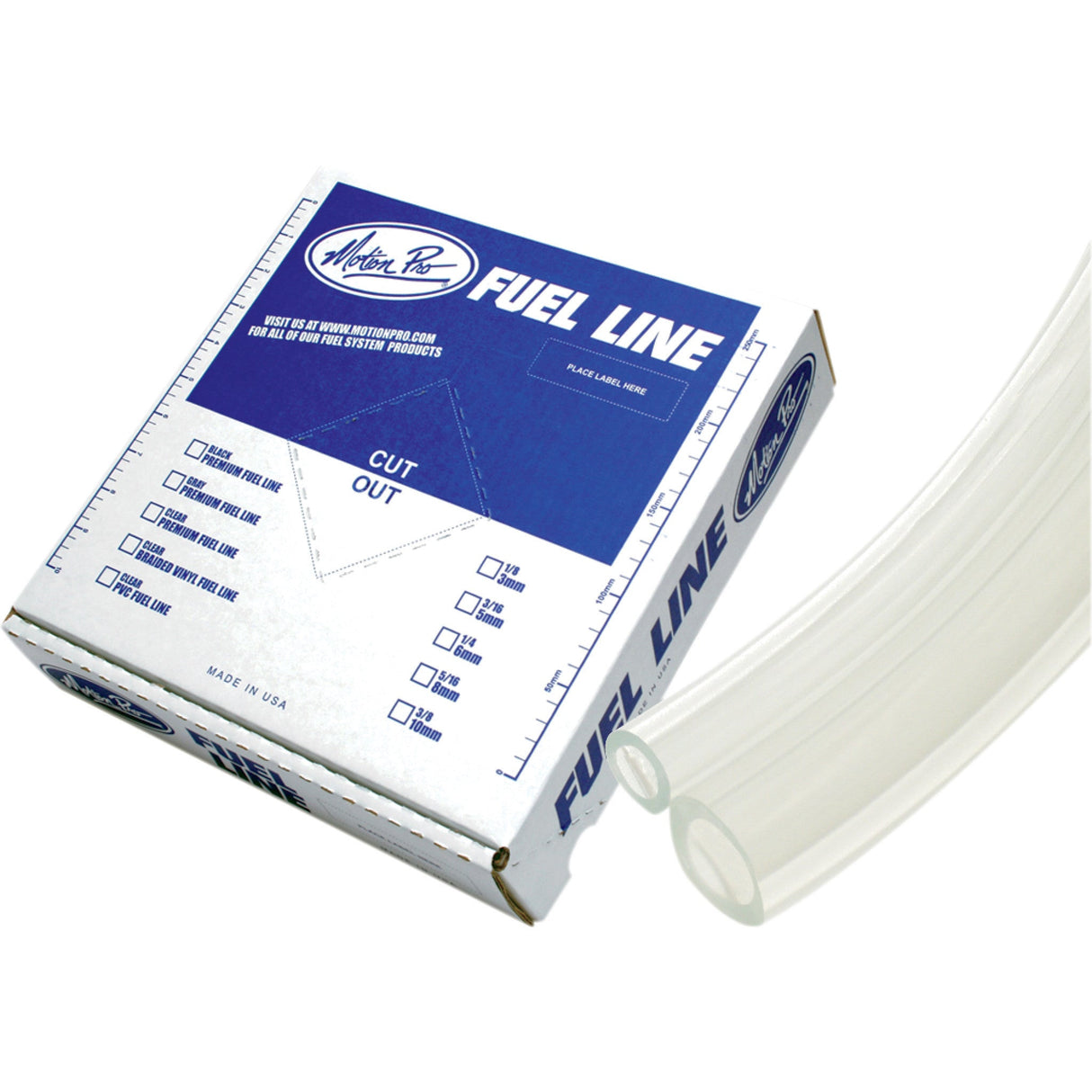 MOTION PRO 0706-0139 12-0079 Premium Fuel Line clear - 1/8" - 25'