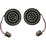 Custom Dynamics Genesis® 4 Solid Red Bullet Rear Turn Signal Insert LED Red 1156 - GEN-4-R-1156 For Harley Motorcycles 2000-2024
