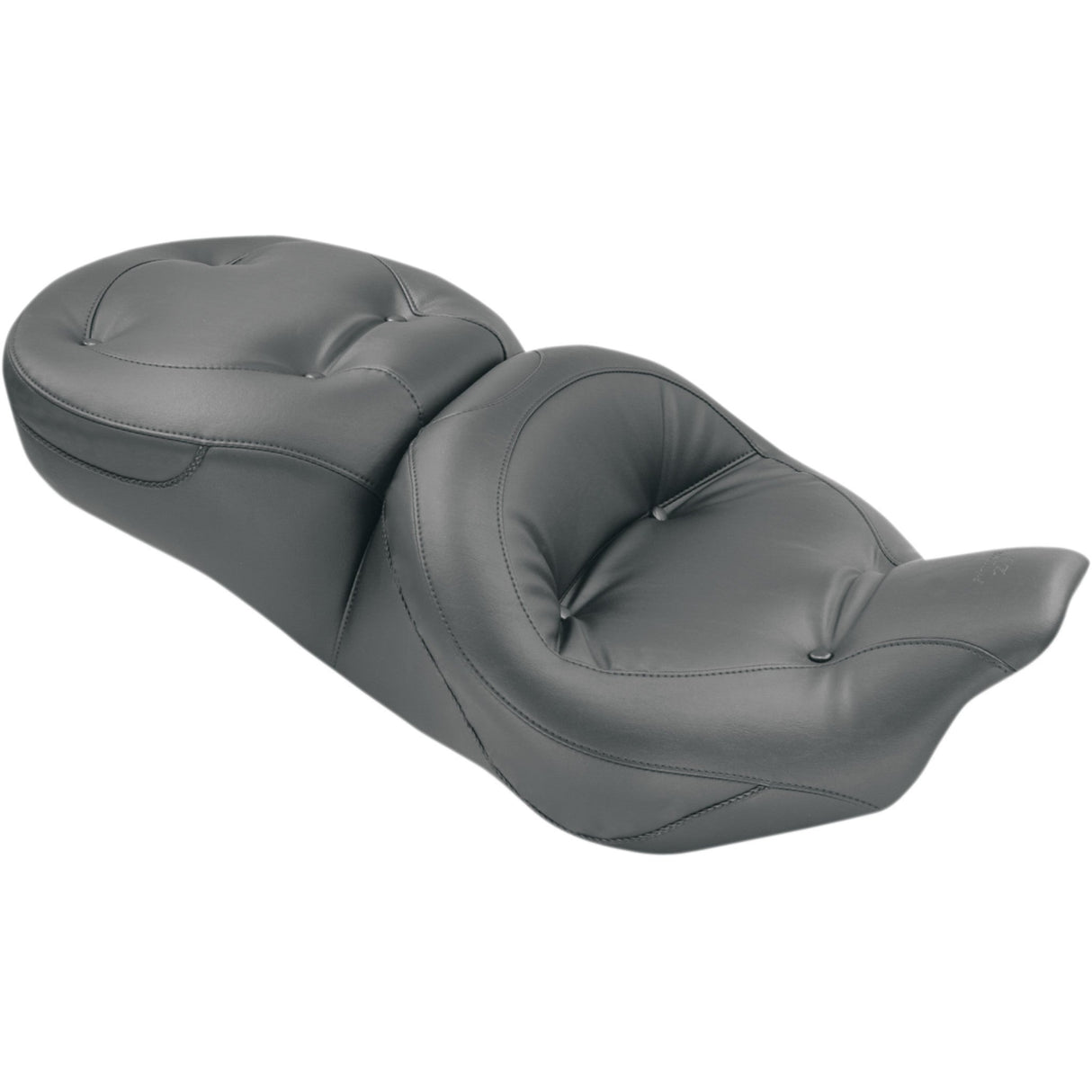 Mustang One-Piece 2-Up Ultra Touring Seat - 76036 For Harley Touring 2008-2025