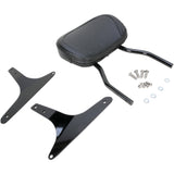 COBRA 1501-0472 602-1301B Round Sissy Bar - Standard - Black - Softail